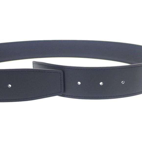 Hermes Constance Reversible 80 Belt Togo Vauchamonie Black Silver Hardware main image 5